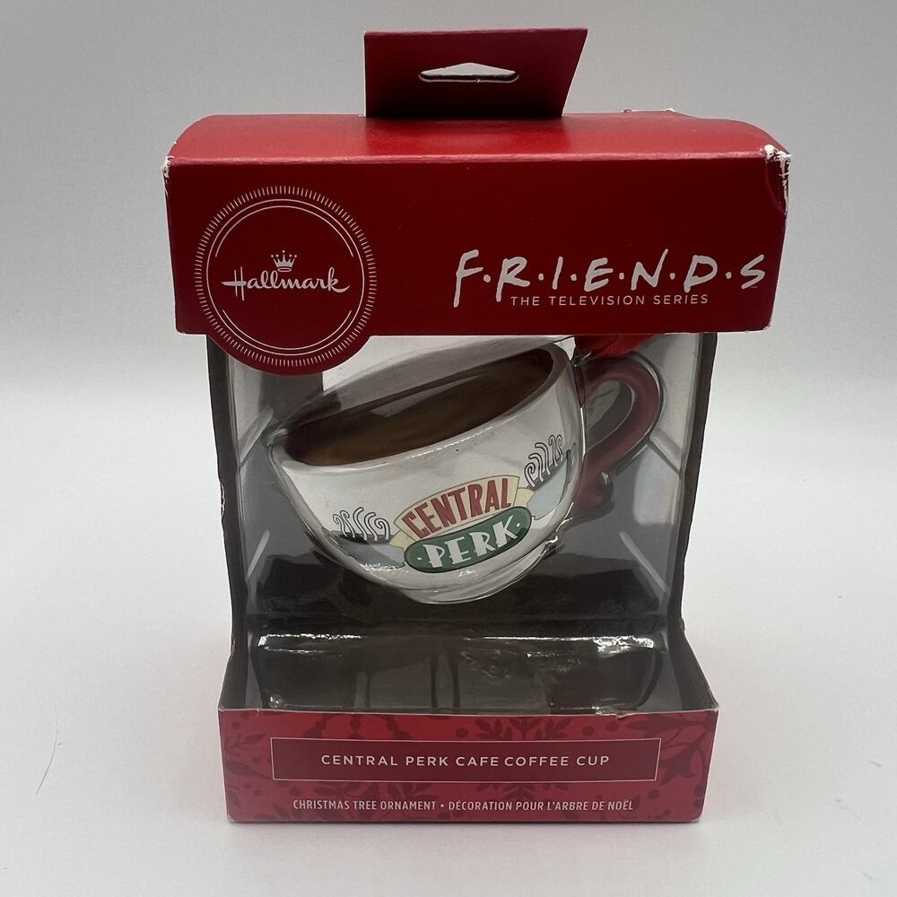 Hallmark Friends Central Perk Coffee Cup Mug Christmas Ornament Christmas